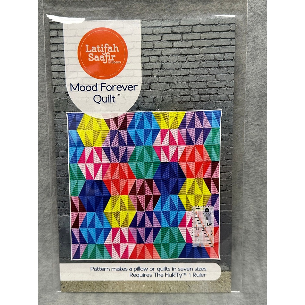 Mood Forever Quilt Latifah Saafir Studios Pattern LSS-00029 Multi Size Geometric